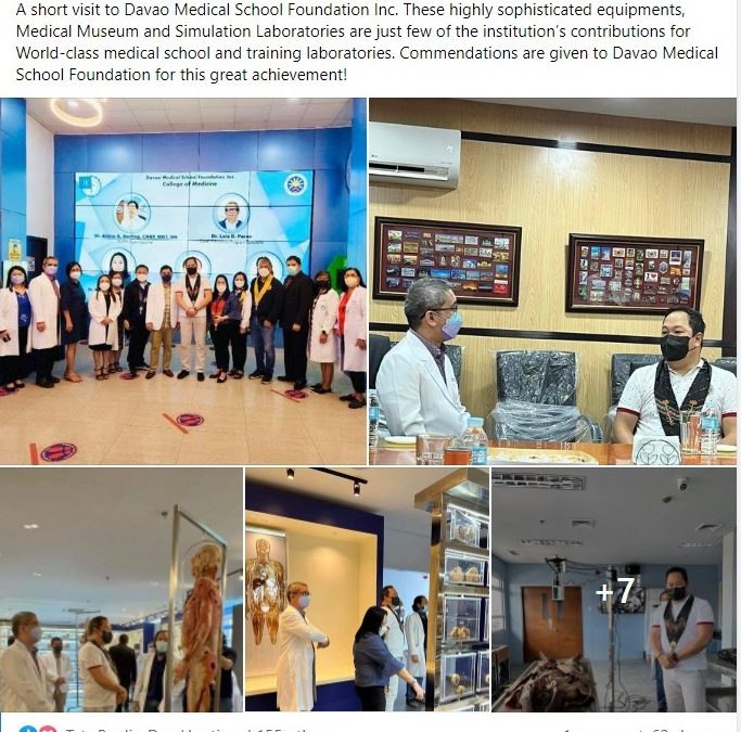 CHED Commissioner Darilag commends DMSFI during his visit to its Medical Museum