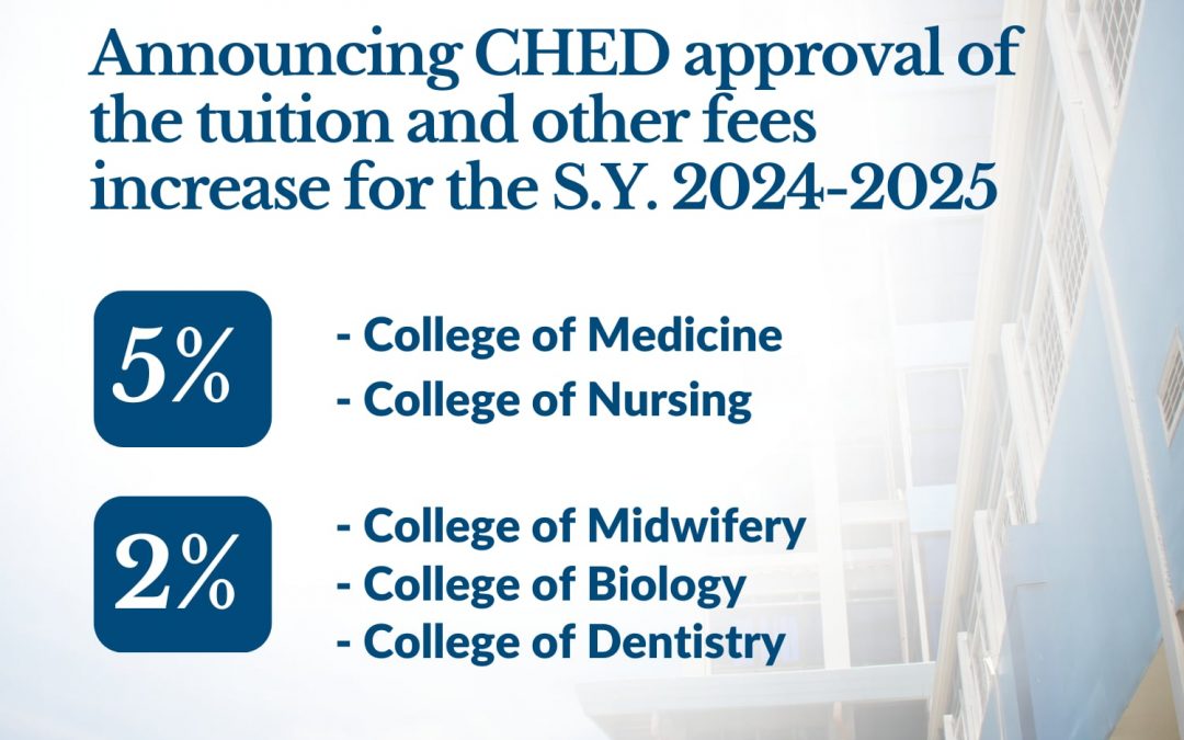 Tuition and other fees Increase for the SY 2024-2025