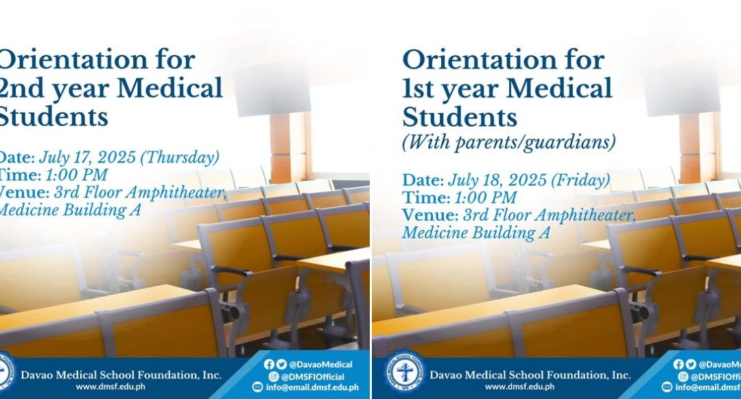 DMSFI College of Medicine – Orientation Program