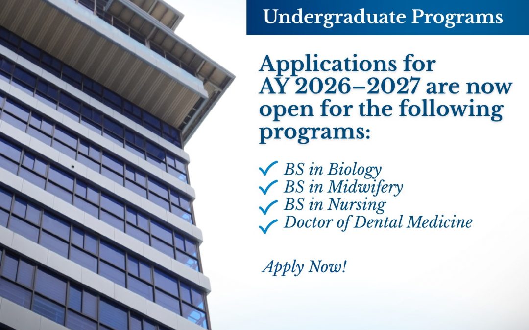 Applications for Undergraduate Programs for AY 2026–2027!