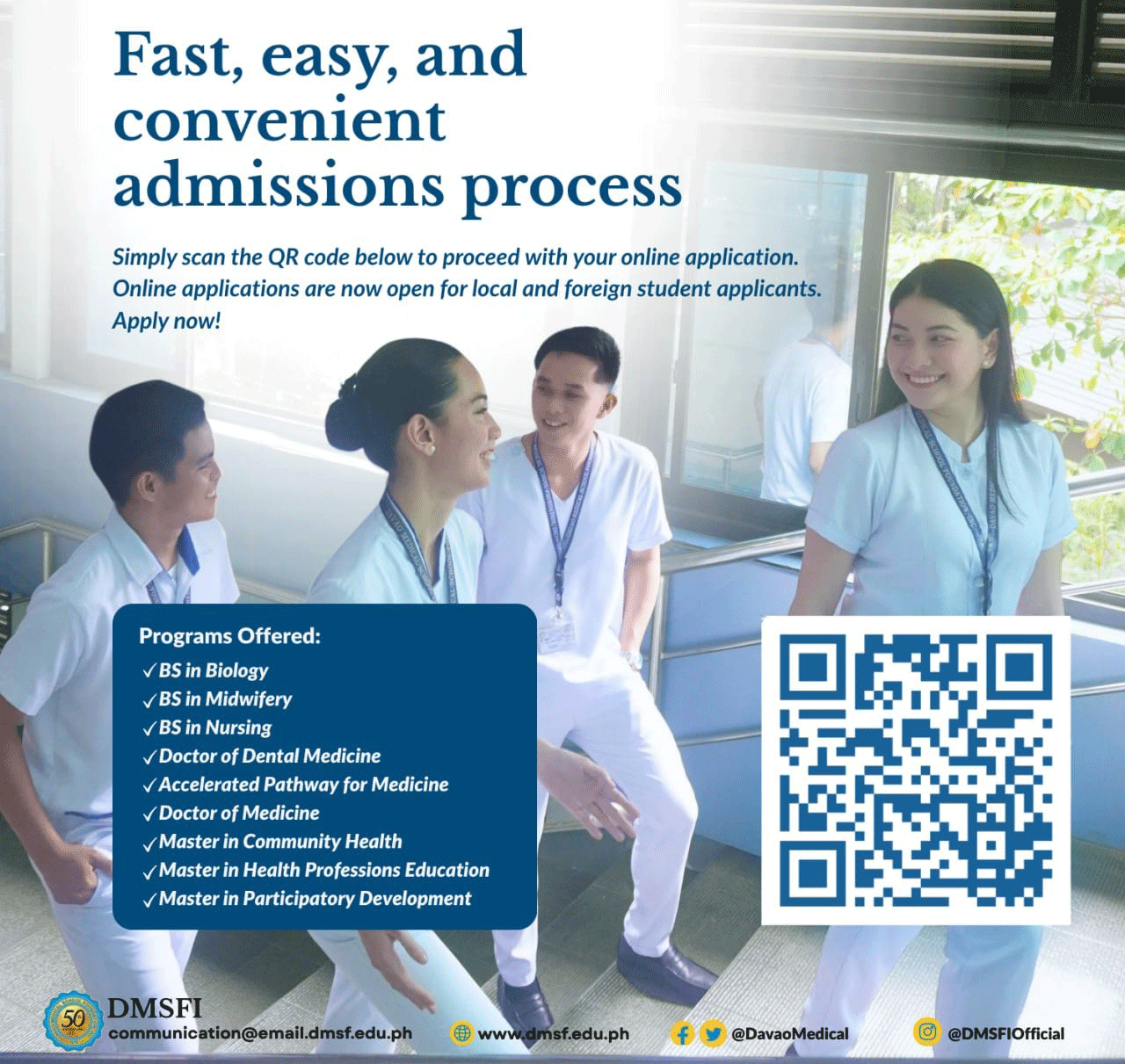 DMSFI Online Admission