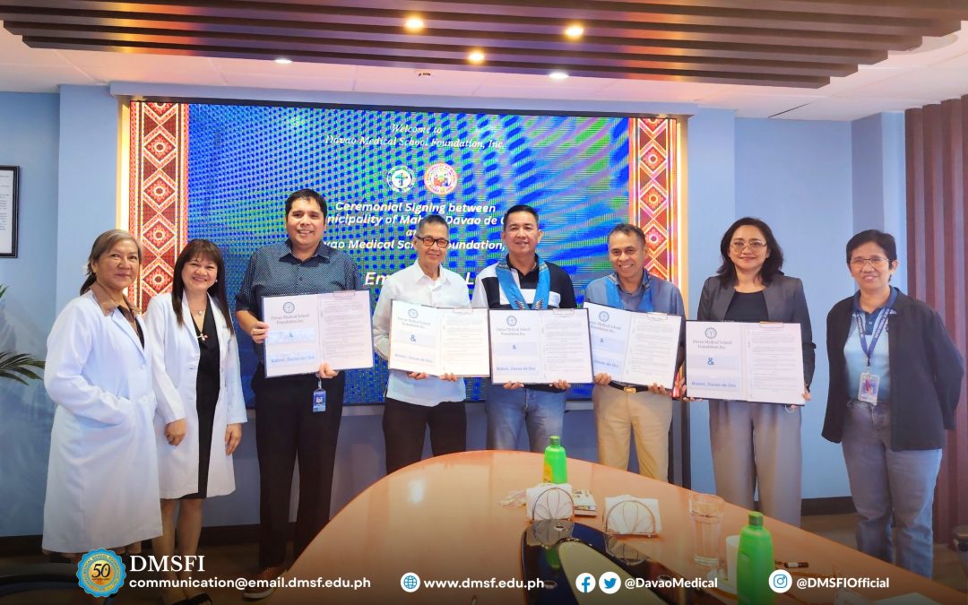DMSFI and the Municipality of Mabini, Davao de Oro formally signed a MOA for a Scholarship Program